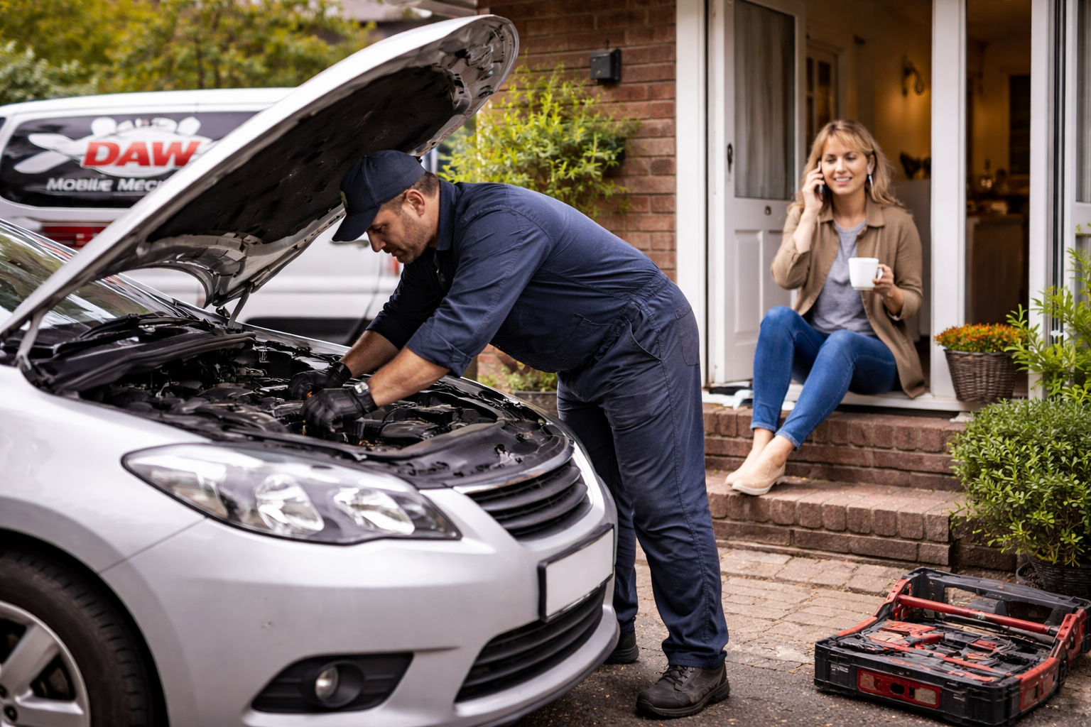 Mobile mechanic service designed for busy customers